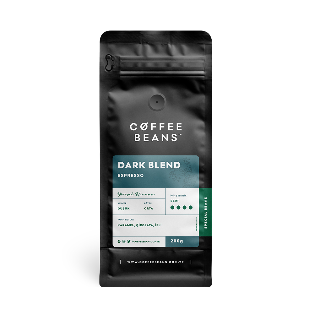 Dark Blend (Sert) Espresso Kahve Çekirdeği Coffee Beans