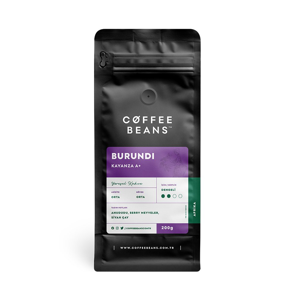 Burundi Kayanza A+ Filtre Kahve Çekirdeği Coffee Beans
