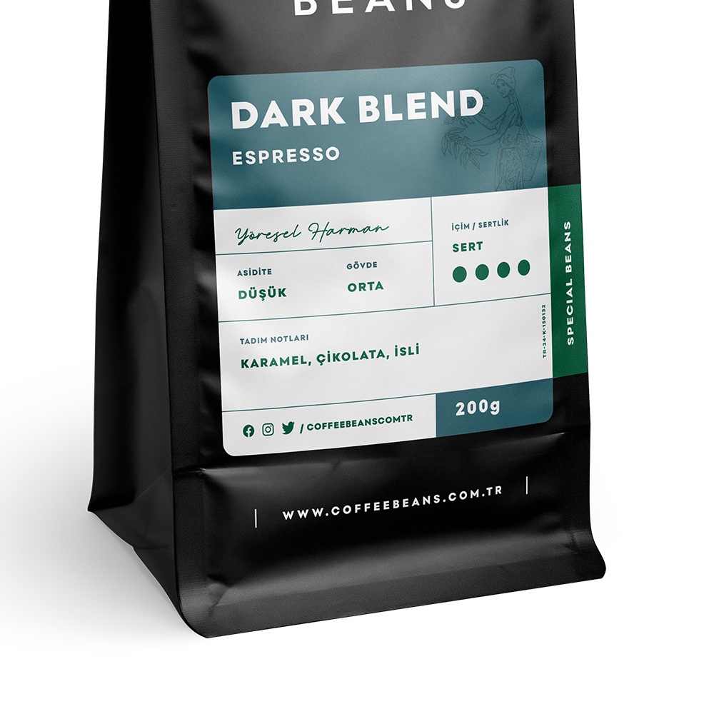 Dark Blend (Sert) Espresso Kahve Çekirdeği