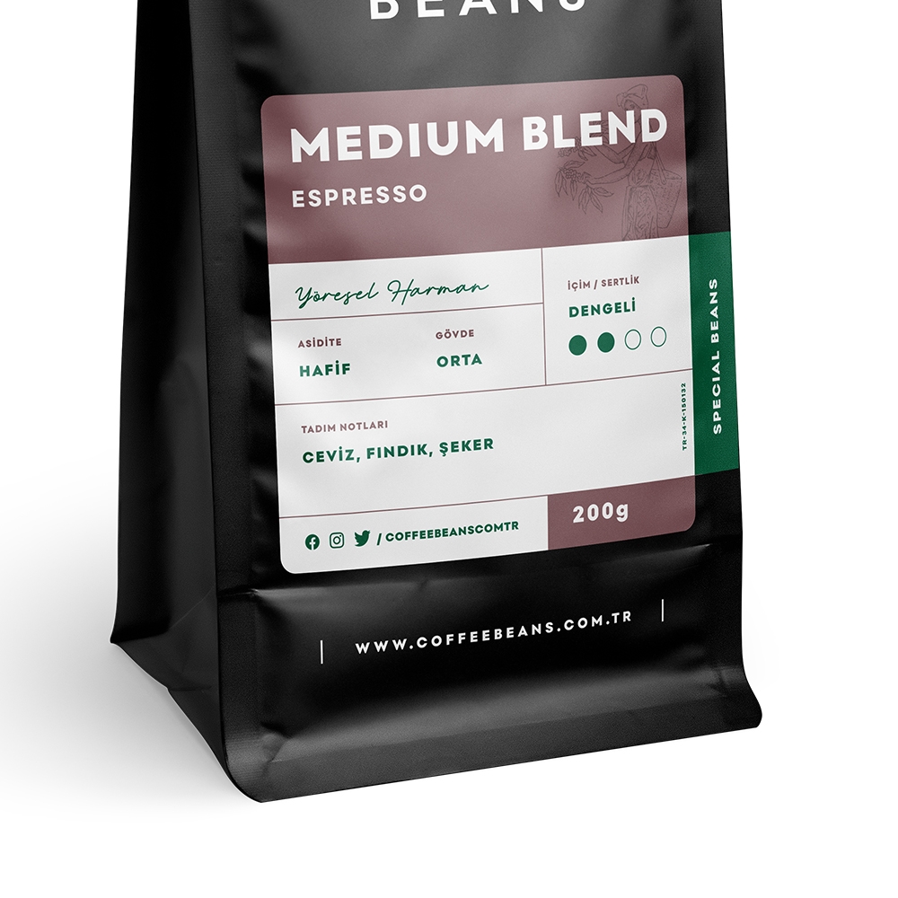Medium Blend (Dengeli) Espresso Kahve Çekirdeği Fiyatı Taksit Seçenekleri