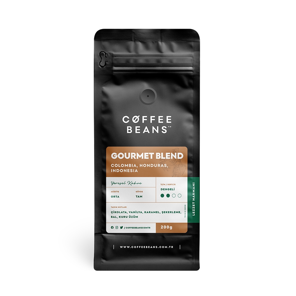 Gourmet Blend Kavrulmuş Filtre Kahve Çekirdeği Coffee Beans
