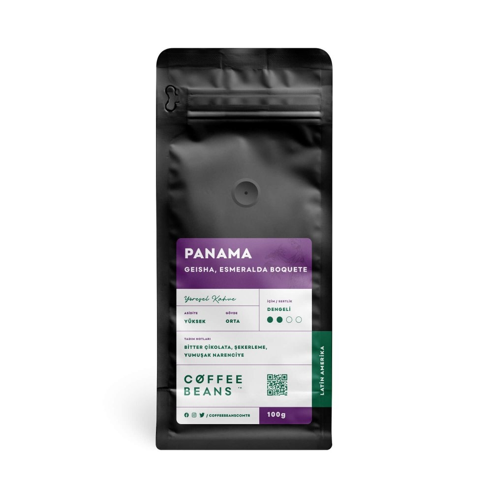 Panama Geisha Esmeralda Boquete Filtre Kahve Çekirdeği Coffee Beans