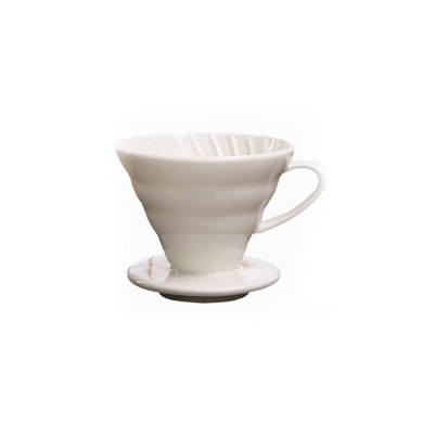 V60 02 Dripper Seramik Kahve Demleme Fincanı Beyaz