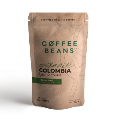 Organik Kolombiya Excelso Tolima Filtre Kahve